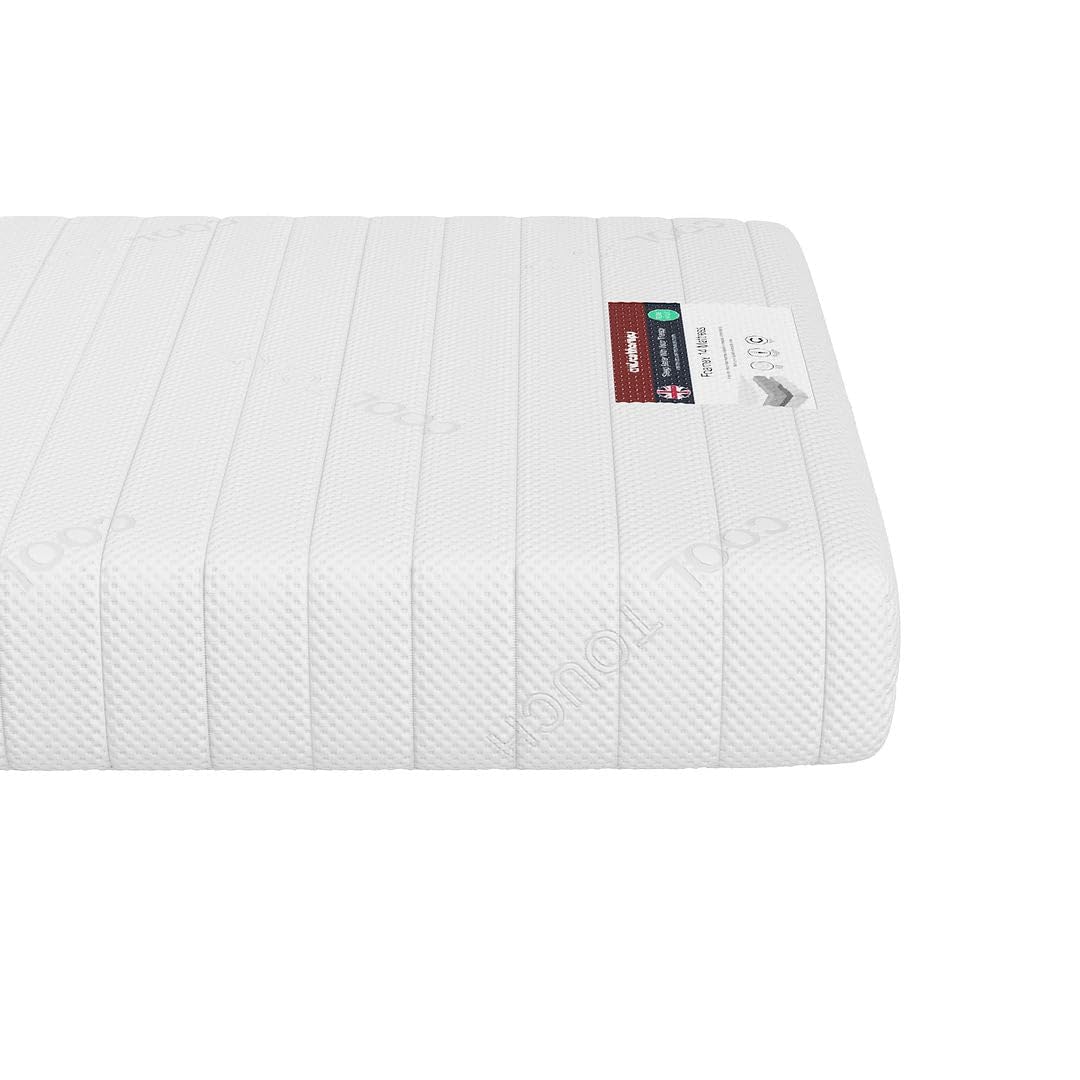 Visco Therapy Recon Eco Foam Mattress โ 4FT Small Double (190x120x14cm) Balanced Orthopaedic Support for Guest Rooms & Everyday Comfort โ Hypoallergenic, Washable Cover, Silent Sleep, UK Made โ image 1