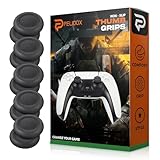 10 Pcs Joystick Replacement Grip Caps for PS4 PS5 Controller - Same Pattern Like Original - Non-Slip...