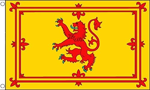 Scotland Rampant Lion Flag 3ft x 2ft Medium - 100% Polyester - Metal Eyelets - Double Stitched