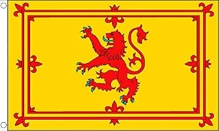 Scotland Rampant Lion Flag 3ft x 2ft Medium - 100% Polyester - Metal Eyelets - Double Stitched