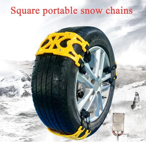 Cadenas de nieve para neumáticos y equipo antideslizante de seguridad 2