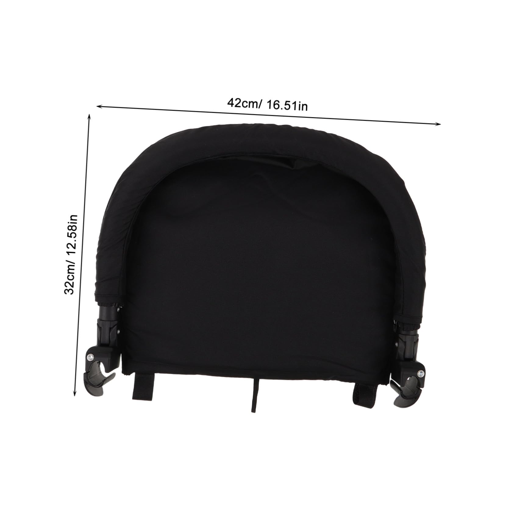 ERINGOGO Kinderwagen -Fußstütze kinderwagen verlängerbare fußstütze Kinderwagenfaltungsboote falten -Footstützes -Comfort -Zubehör -Bein Rastzubehör Black