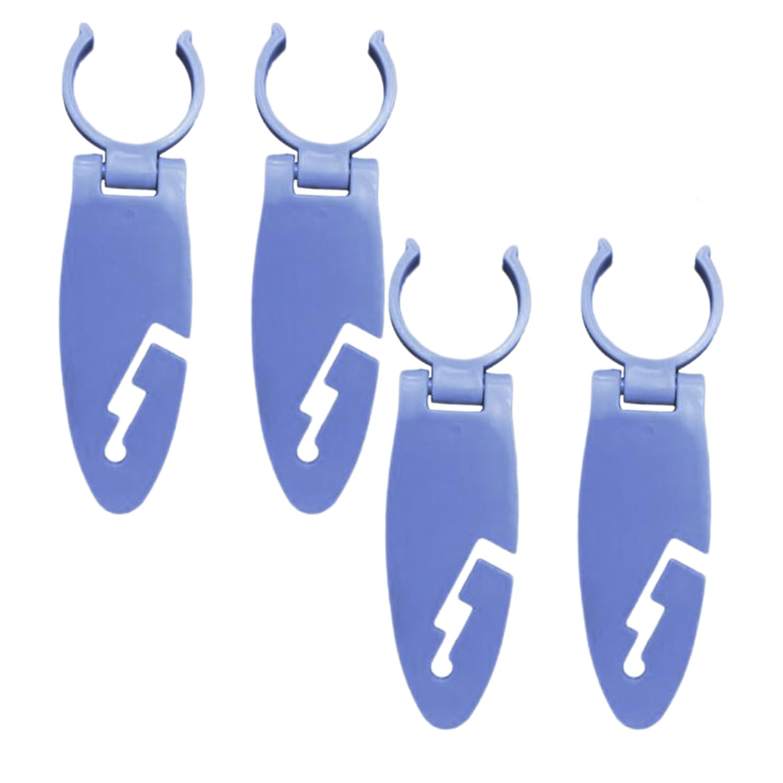Paddle Board Fasten Clip, 4PCS Expandable Paddle Board Fin Clamps, Paddleboard Fin Replacement Accessories, Surfboard Fins Fastener, Surfboard Fins Fixing Clips, Water Sport Supplies-Blue