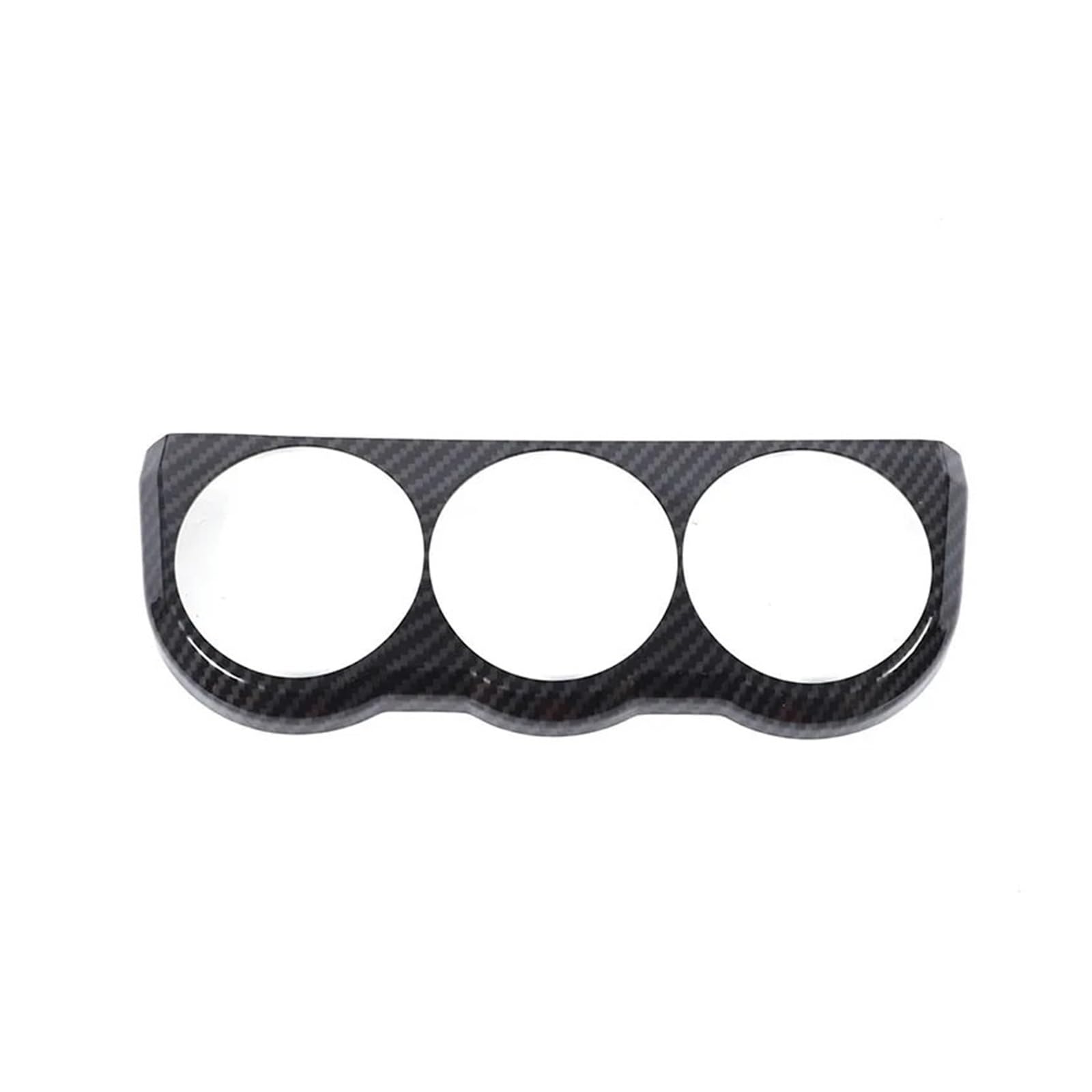 Hljnlvbn Carbon Fiber Pattern Car Interior Sticker Abs Plastic Car For Dashboard For Compass Frame Cover For Toyota For Fj For Cruiser 2007-2021(Carbon Fiber Pattern)