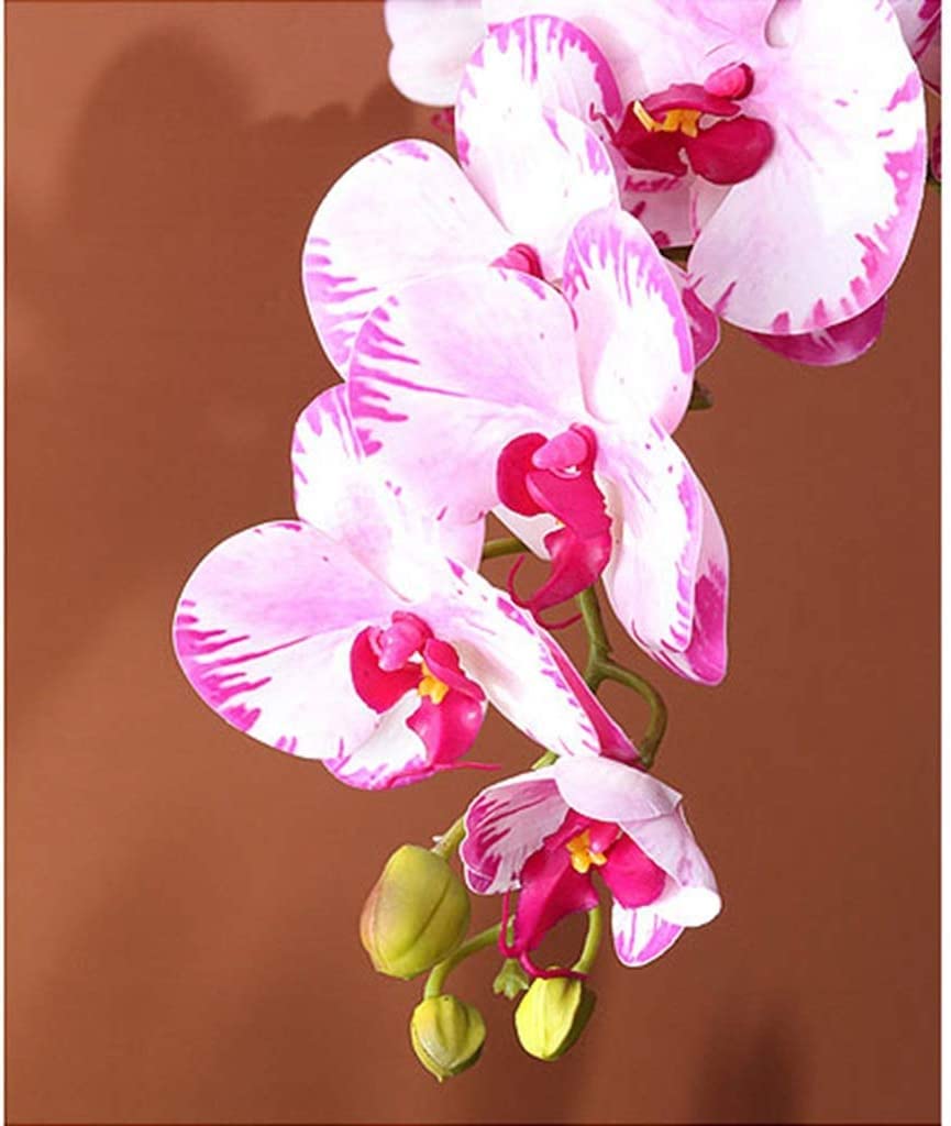 Sztuczny kwiat w doniczce, orchidea, sztuczne kwiaty, kompozycja z Phalaenopsis, sztuczne orchidee, bonsai na stół, biuro, dom, dekoracja na imprezę, ozdoba orchidea