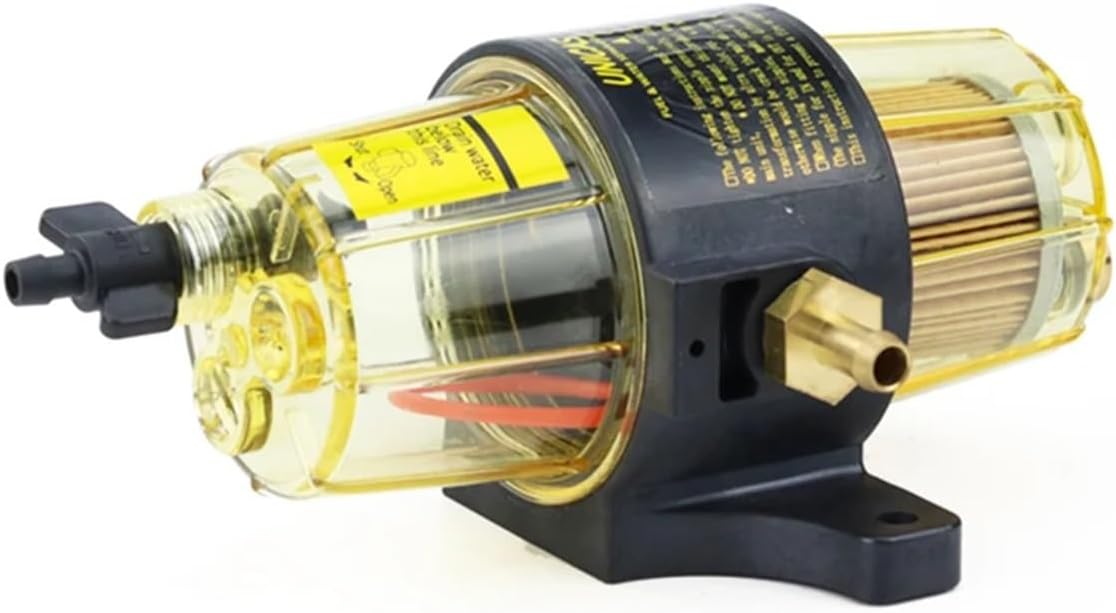 COKYIS UF-10K Fuel Filter Water Separator Assembly With Wrench For Yacht Boat Diesel Gasoline Engine Outboard Motors Fuel Tank (Color : TYPE 3)