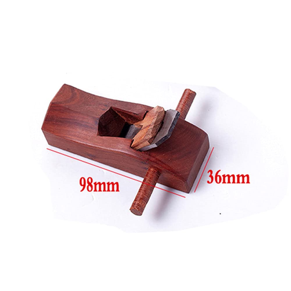 Cepillo de carpintero de caoba, mano de carpintería diy con mango, 55mm / 68mm / 98mm / 120mm, Mini cepillo para carpintería, 98mm