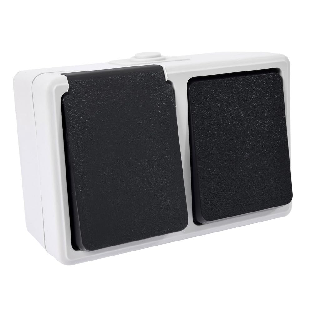 1 presa elettrica multifunzione da esterno impermeabile 220V