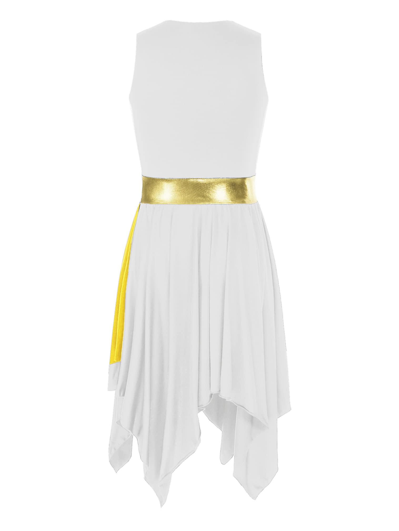 JEATHA Vestido de Danza Cristiana para Mujer Disfraz de Adoración Litúrgica de Iglesia