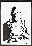  Michael Jordan Poster Plakat Handmade Graffiti Street Art - Artwork