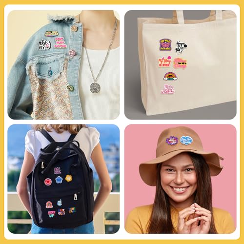 Cute Pins Bulk,Funny Backpack Pin Lapel Badge Pins Set for Jackets,Hats4