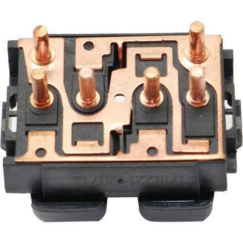 Miniatura 2 de Evan Fischer Interruptor de ventana compatible con Chevrolet Camaro 1994-1996, terminal macho de 6 clavijas del lado del conductor delantero y 1