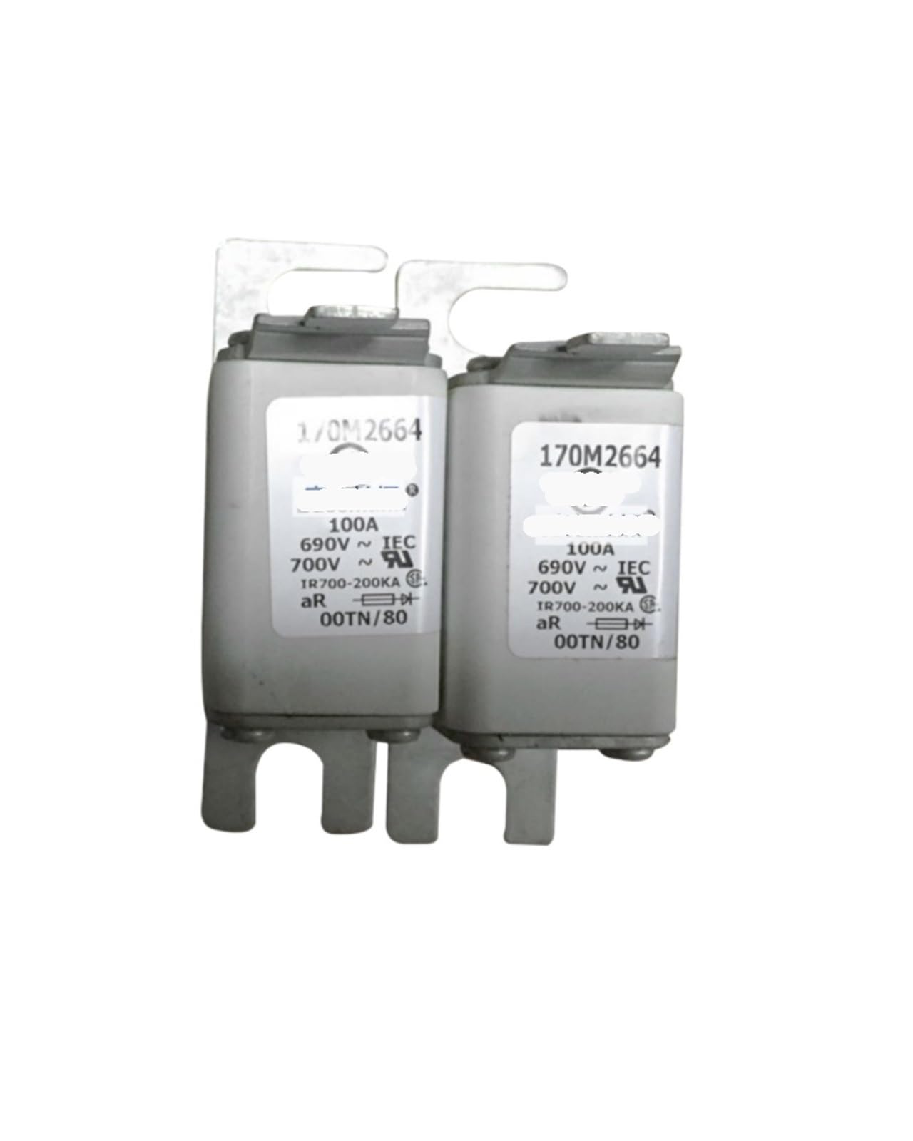 Fusible 170M2664 NISZA pour protection de circuits électriques de puissance
