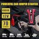 KATOROE 4000A Starthilfe Powerbank Auto Batterie Booster, Starthilfe Auto SUV/Motorrad, Starthilfegerät mit LED Taschenlampe, Powerbank Starter für 9.0L Benzin und 7.0L Diesel (Jump Starter-011)