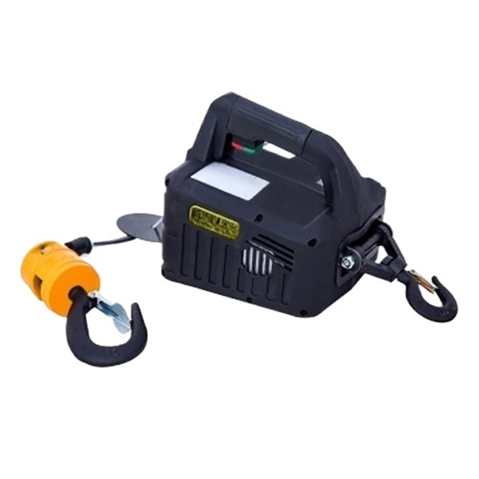 Elektro-Seilzug 220 V 500 Kg Ferngesteuerter Kranaufzug, Drahtseil-Elektroaufzug, Aluminium-Schalenaufzug, Kleiner Innenkranaufzug(MANUAL 200 KG 19M)