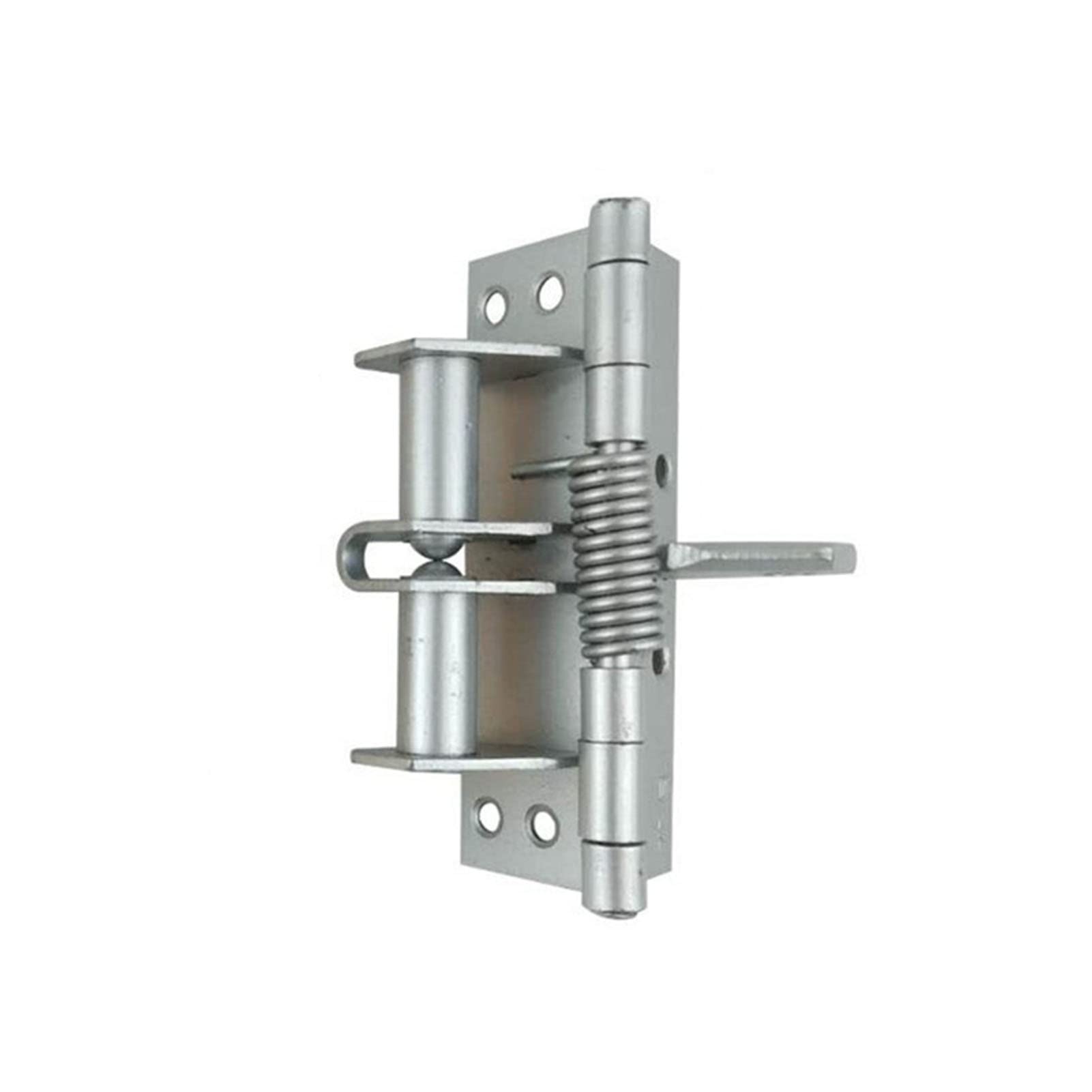 2pcs Positioning Hinges, Spring Self-Closing Hidden Door Hinges, Used for Connecting Hardware of Window Cabinet Furniture.(Silver)
