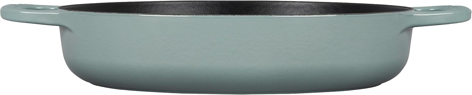 Le Creuset Signature Cast Iron Everyday Pan, 11", Sea Salt - Image 3