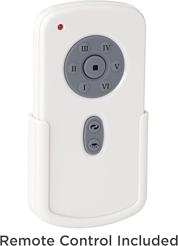 Miniatura 5 de Possini Euro Design Ventilador de techo moderno de 3 aspas de 60 pulgadas para interiores y exteriores, con luz LED, control remoto, blanco mate,