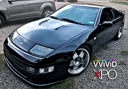 Image of VViViD Black Gloss Bulk Roll Vinyl Wrap Roll with Air Release Technology (7ft x 4.9ft)