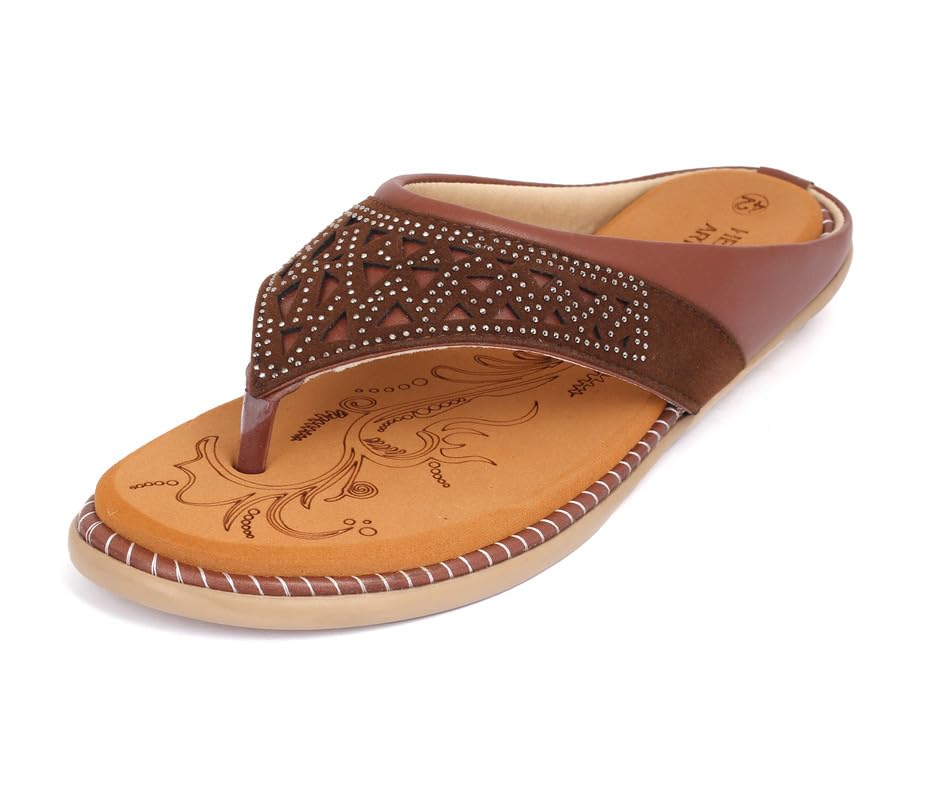 Image of HEALTH FIT Extra Super Soft Ortho Care Diabetic & Orthopedic Slippers /Doctor Chappal & Footwear with Memory Foam