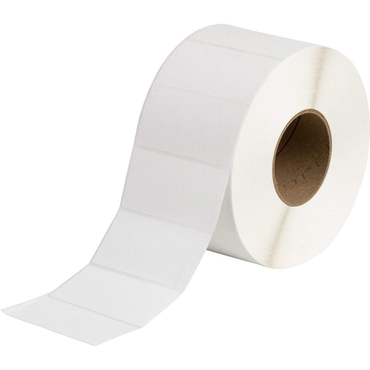 Brady THT-55-402-3 10.16 cm de ancho x 5.08 cm de alto, papel B-402, etiqueta de transferencia térmica blanca con acabado mate (3000 por rollo)