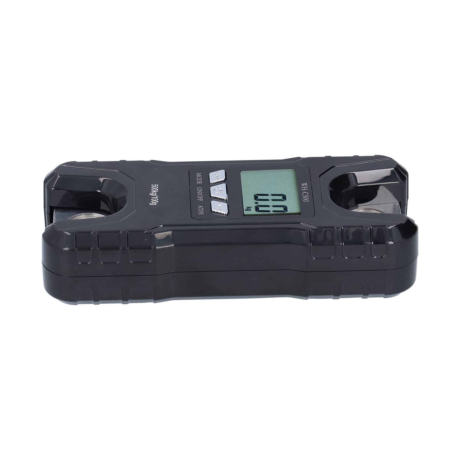 Bilancia Elettronica Portatile a Gancio, Bilancia Elettronica a Gru, Mini Bilancia Elettronica a Gancio 500kg Nera(Nero)