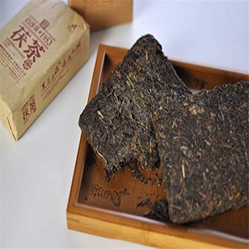 Té negro Té oscuro de Hunan El antifatiga Jinhua Fu 338g Té de ladrillo chino natural - Imagen 3