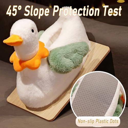 Giltpeak Duck Slippers for Women, Cute Fuzzy Animal Plush Slippers Winter Indoor House Slides Warm Fluffy Cartoon Slipper for Men3