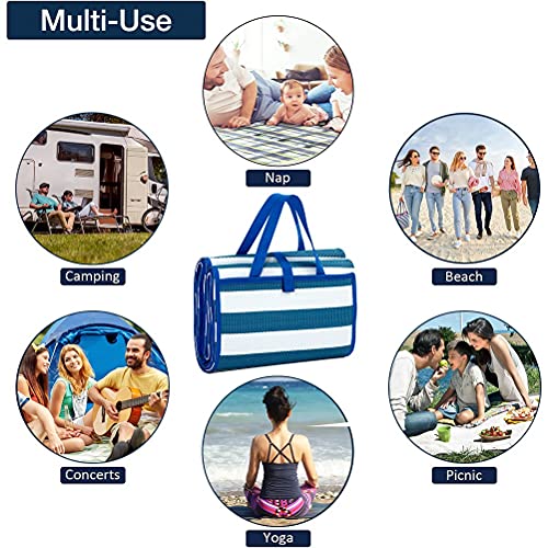 Monlity Reversible Mats - Plastic Straw Rug, Area Rug, Large Floor Mat and Rug for Outdoors, RV, Patio, Backyard, Deck, Picnic, Beach, Trailer, Camping (5' x 6.5') - Image 7