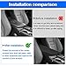 Autorder Center Console Cover for 2015-2020 2021 Lexus NX NX300h/NX300/NX200t Accessories Armrest Cover Anti-Scratch Middle Console Pad Leather Armrest Protector