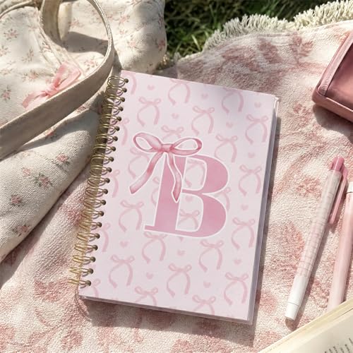 Carnet à spirales avec nœud rose robuste pour ne plus perdre ses notes importantes