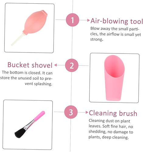 Miniatura 3 de Happyyami Conjunto de herramientas para suculentas, pala de plantación, herramientas de plantación para novatos, kit de cuidado de plantas,