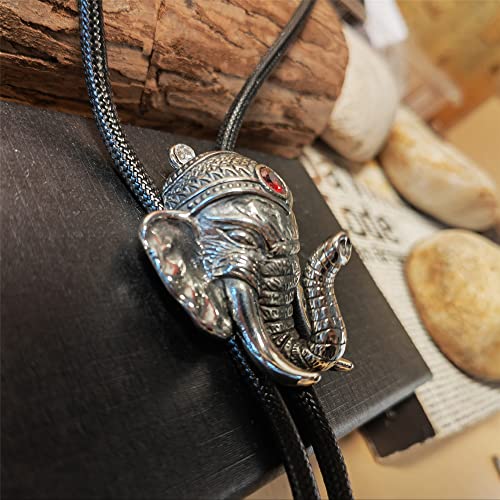 Image of Animal & Plant Bola Tie Bolo Tie Wedding Necklace for Men Women Groomsmen Western Cowboy Necktie
