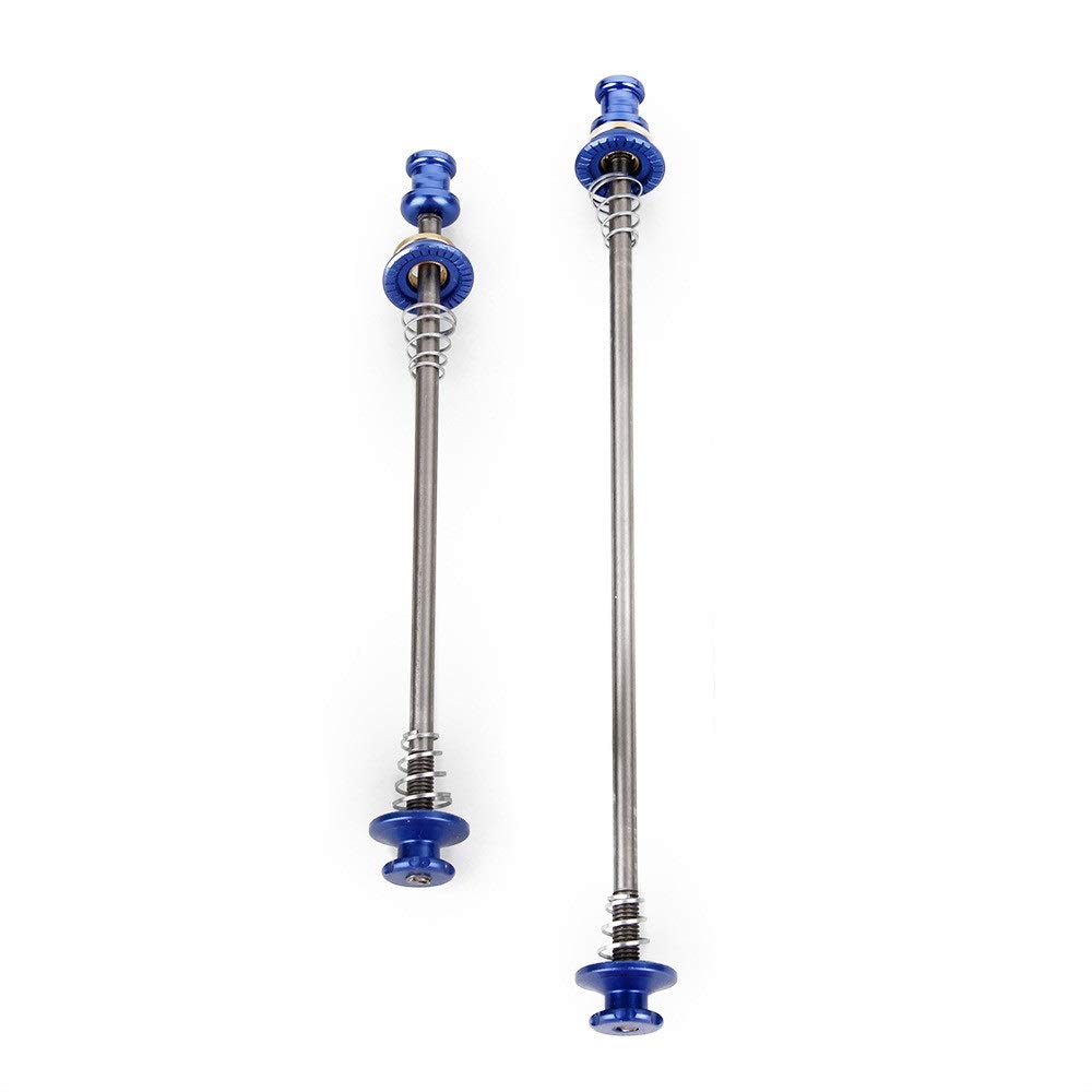 Bicycle Quick Release Lever MTB Mountain Bicycle Accessories Cycling Tools Quick Release Bolt Lever Axle Set 100/135mm,1 Pair Bike Wheel Hub Front and Rear Skewers Clip Anti-Theft Quick Release Lever