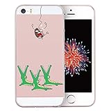 iPhone SE Case, iPhone 5S Case, iPhone 5 Case, Doramifer Funny Series Protective Case [Anti-Slip] [G