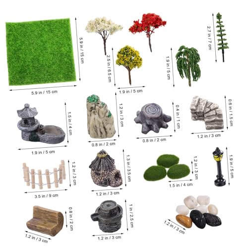 Décorations de terrarium et mini figurines de jardin VANZACK - 7