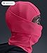 Nike Youth pro Therma FIT Hyperwarm Hood Balaclava Football (Vivid Pink)