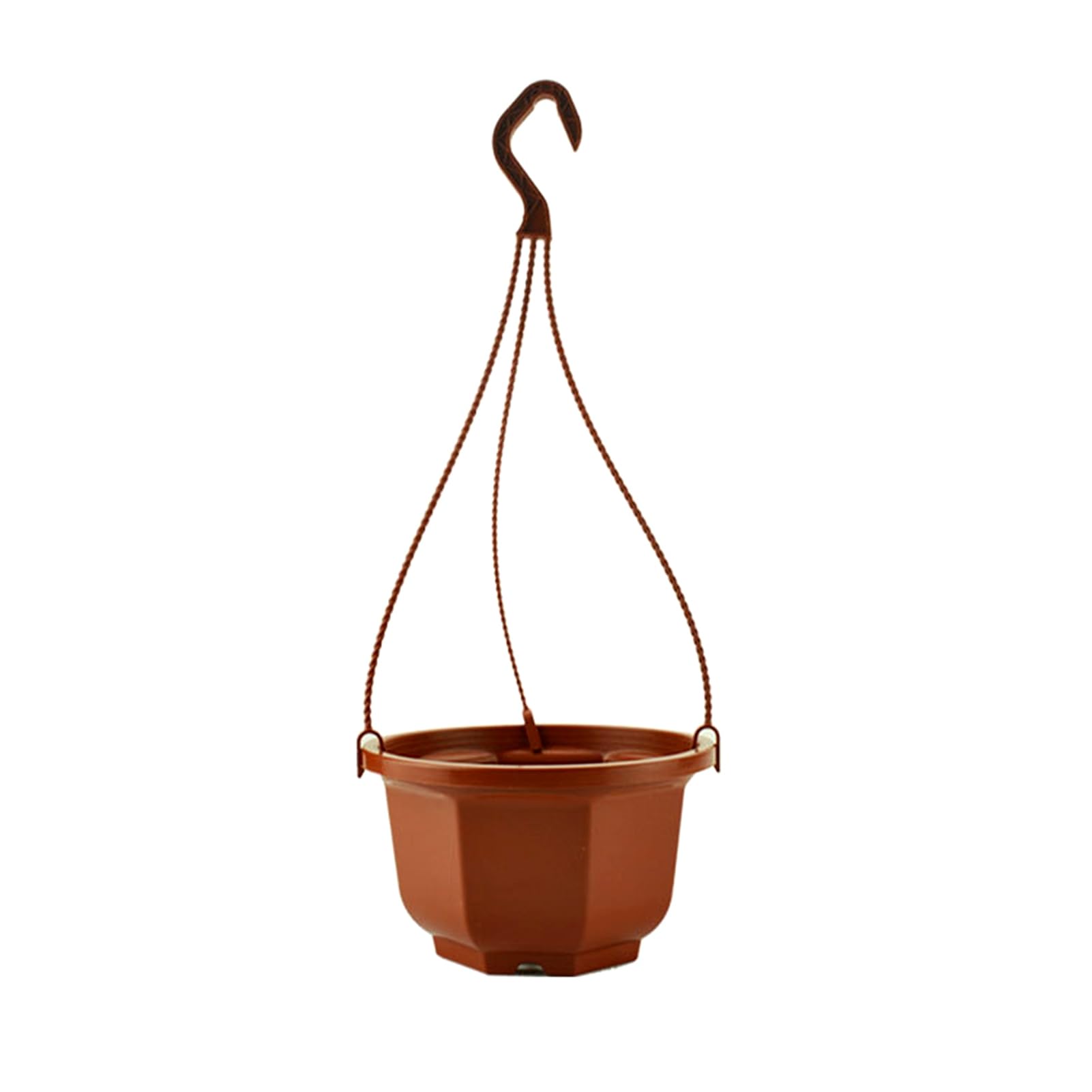 ulafbwur Basket Flower Basket Reusable Heighten Plastic Hanging Planter Decor Pot for Outdoor Hanging Pot Flower Pot