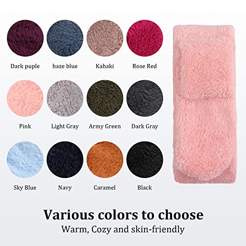 Image of JANGANNSA Fleece Kids Scarf - Warm Winter & Autumn Neck Warmer for Boys & Girls 1-6Y