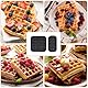 2 Stück Waffeleinsatz für Philips Airfryer Dual Basket 3000 Zubehör Luftfritteuse, Wiederverwendbarer Silikon Multifunktionales Silikonpad Staubdicht und Leicht zu Reinigen