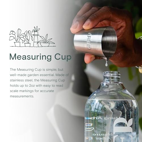 Vaso medidor de acero inoxidable 2 fl oz miniatura 2