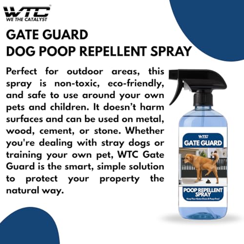 Image of WTC Gate Guard Dog Poop & Pee Repellent Spray, Keep Your Entrance Clean & Poop-Free! 500 ML