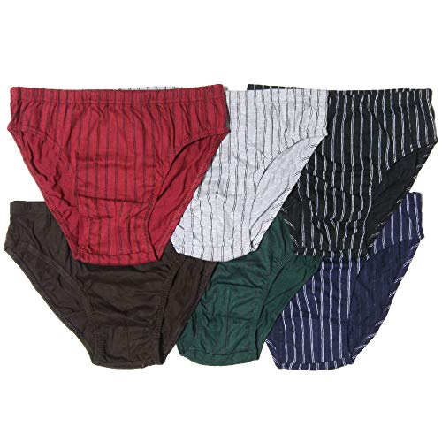 3, 6 & 12 Knocker Mens Bikini Briefs Boxer Underwear Solid, Stripe, TBand S-XL