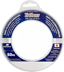 Linha Mazzaferro Trilon Leader 100% Fluorcarbono Nylon 0,40mm 30,9Lb 14Kg 50m