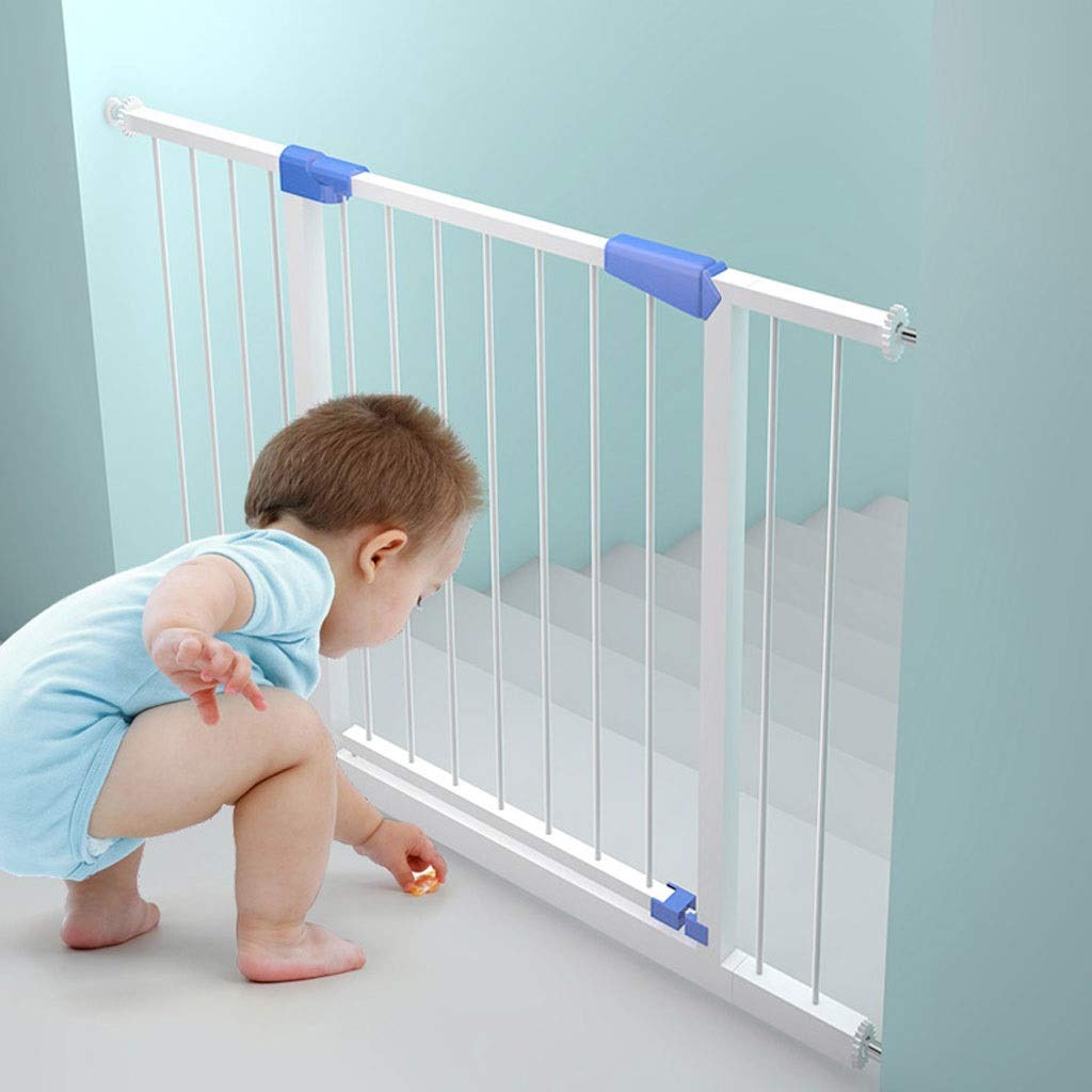 Barrière de sécurité pour enfants et chiens, protection escalier et cuisine auto-fermante