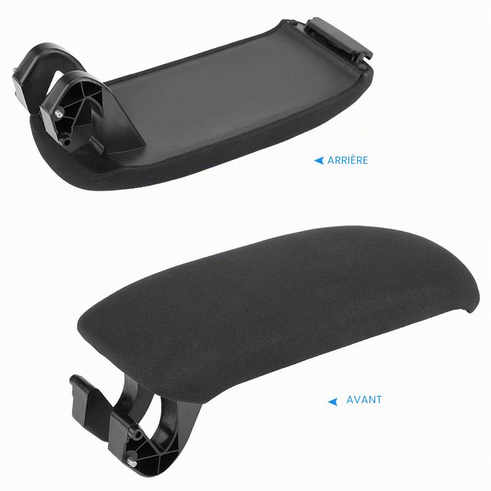 Couvercle D'accoudoir de Console Centrale Noire de Voiture pour A3 8P 2003-2013 8P0864245P(Chiffon)