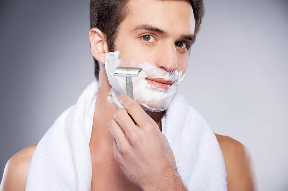 Pristine Shaving Double Edge Safety Razor For Men CROME PLATING (Close Comb) - Image 6 thumbnail