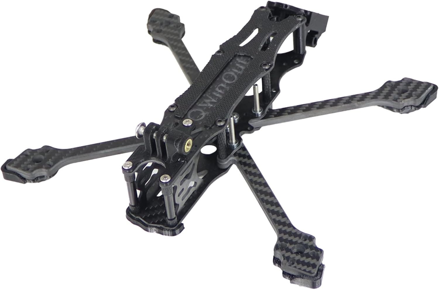 Drone Parts and Accessories XY-5 5inch 220mm Carbon Fiber Quadcopter Frame Kit w/ 3D Printed Parts X Type 5mm Arm for HD FPV Freestyle DIY RC Racing Drone (Color : XY5 Frame No 3D)