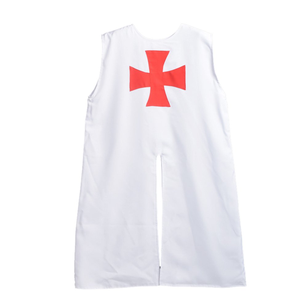 BLESSUMEWhite Medieval Knight Tunic