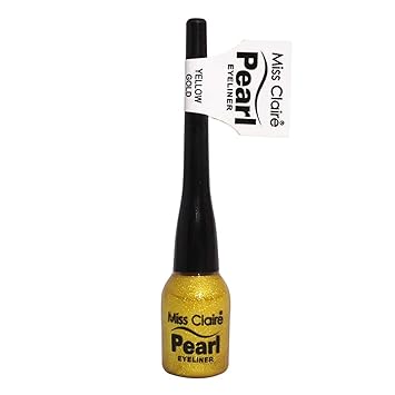 Miss Claire Pearl Eyeliner For Women/Girls, Shade No. 19 Yellow Gold